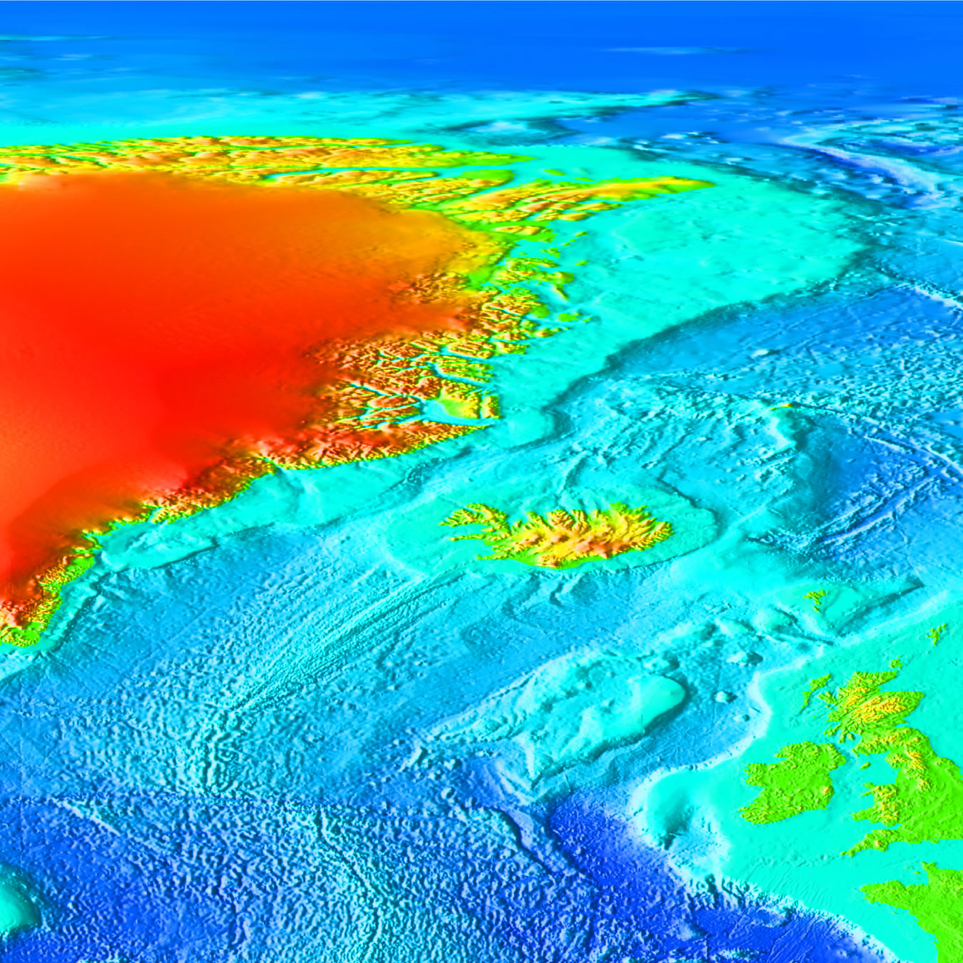 Topography of the Ocean Floor