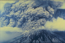 Mt. St. Helens ash cloud