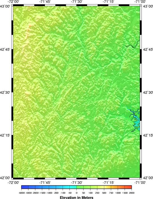 shaded relief grid