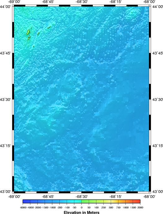 shaded relief grid