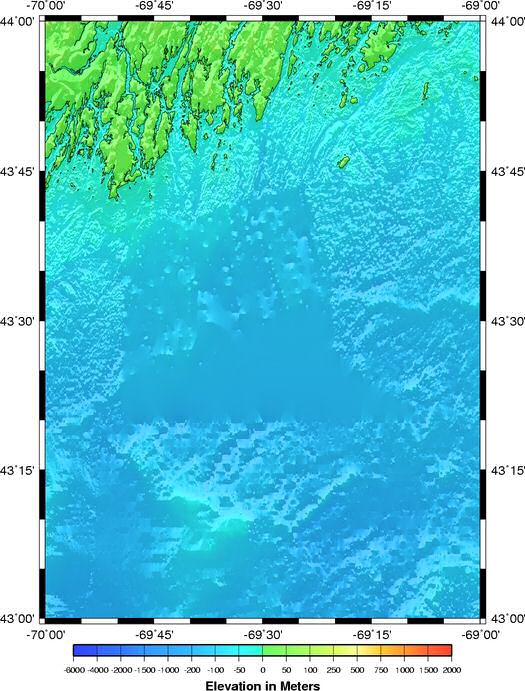 shaded relief grid