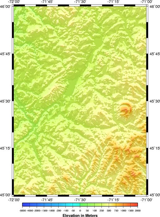 shaded relief grid