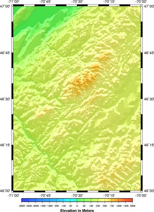 shaded relief grid