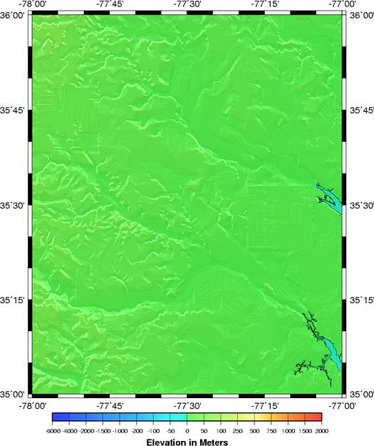 shaded relief grid