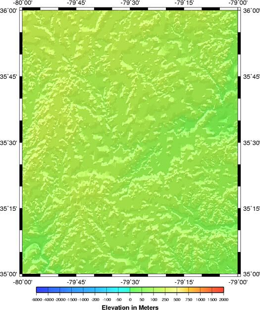 shaded relief grid