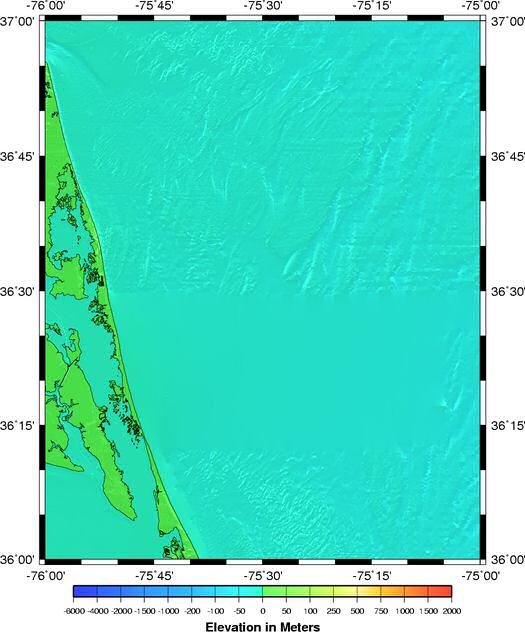 shaded relief grid