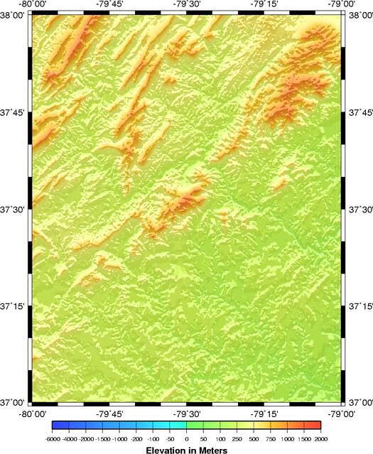 shaded relief grid