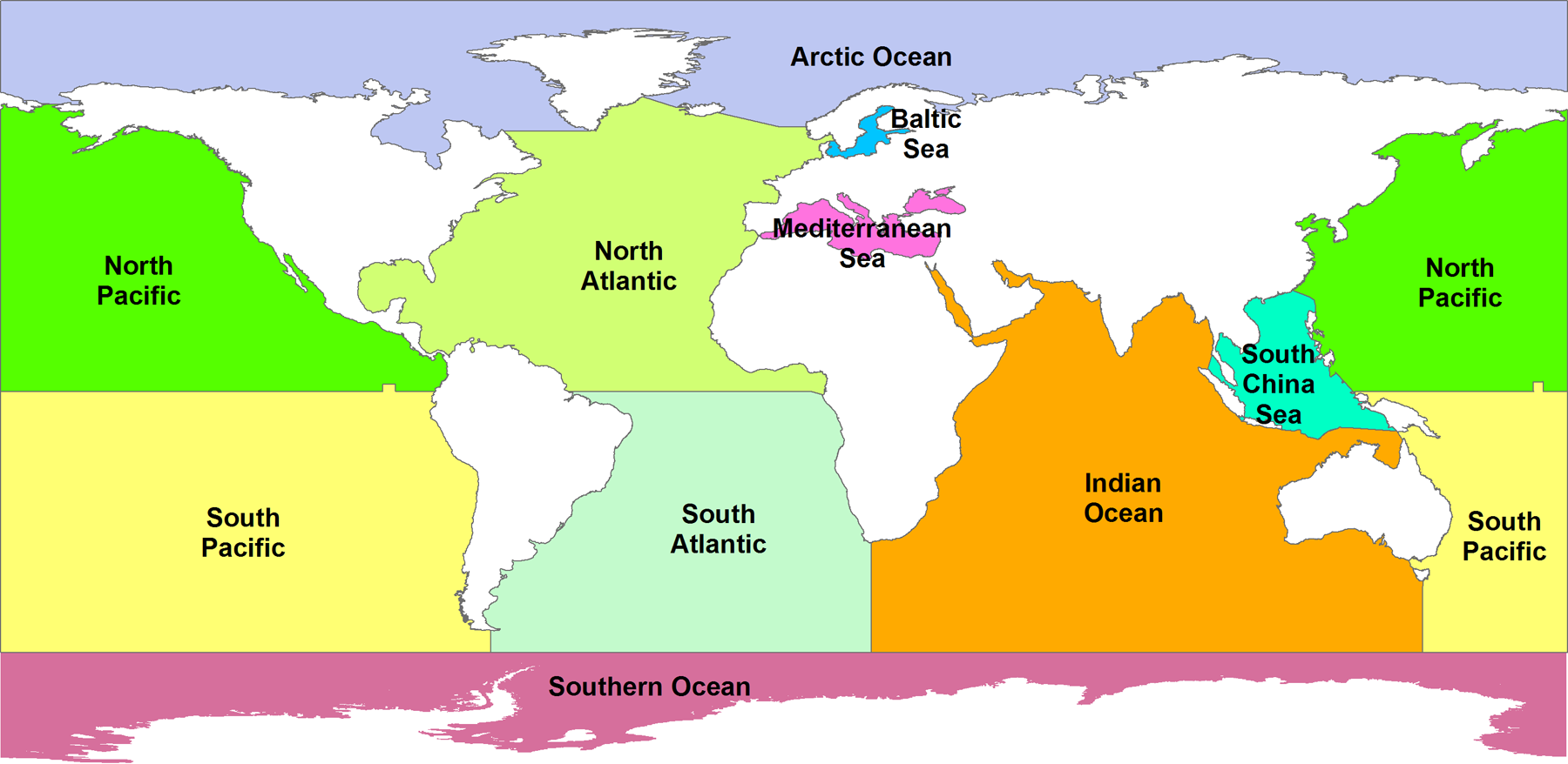 World s oceans. The World Map Seas and Oceans. World Map Oceans. Океан 7 Континент. Map of Oceans and Seas.