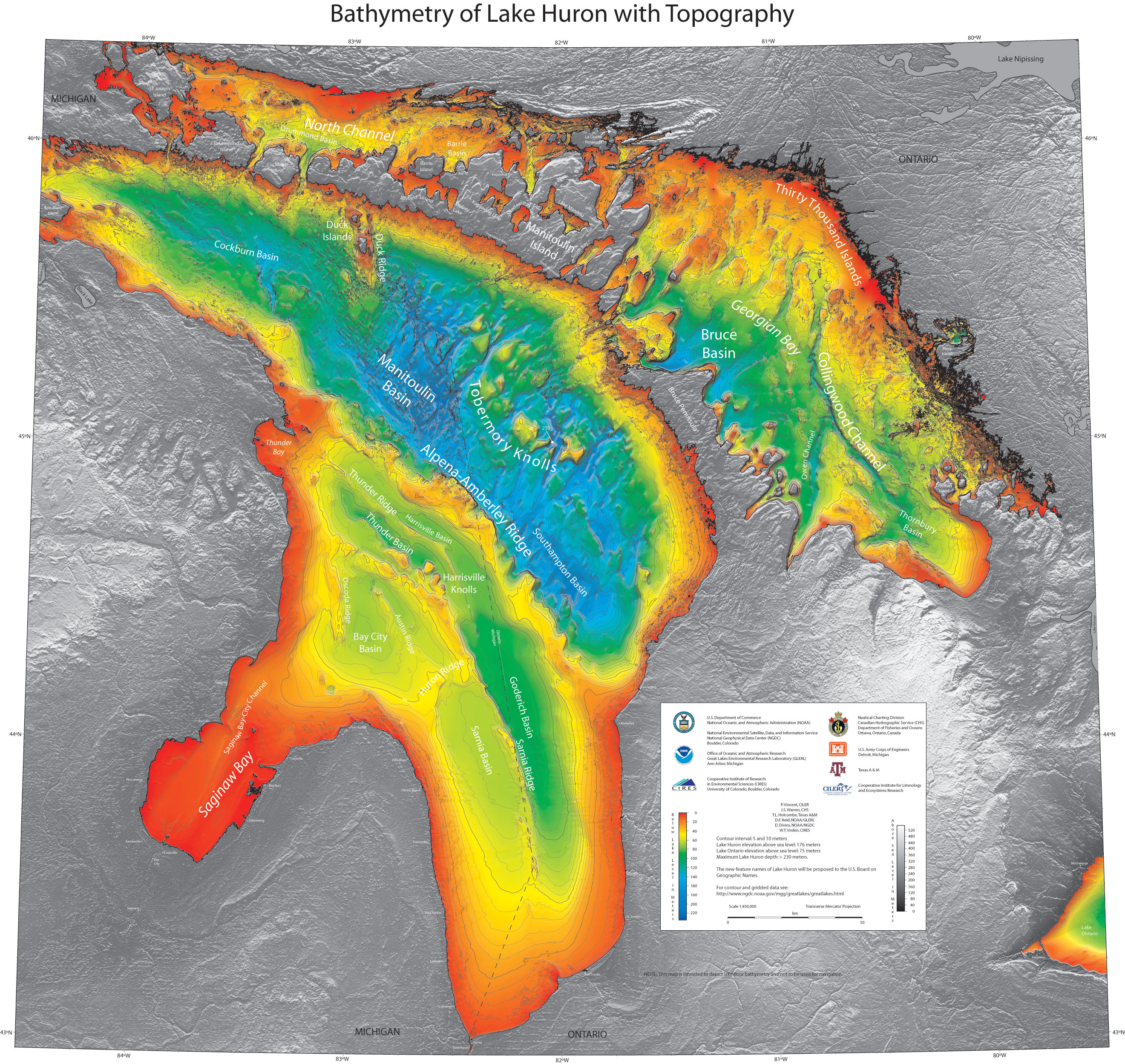 Noaa Bathymetric Charts