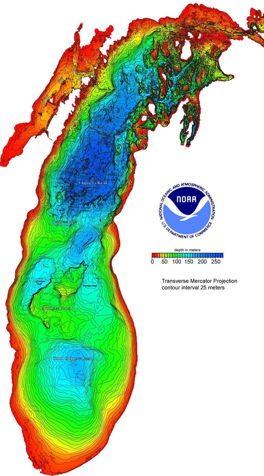 Noaa Bathymetric Charts