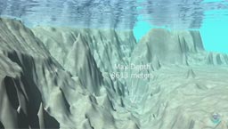screen shot of Puerto Rico Trench movie in Quicktime Viewer